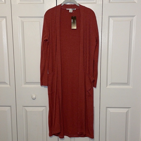 Long Sleeve Sweater Kimono - Picture 1 of 2